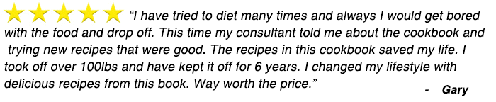 In the Kitchen with MRC Cookbook Testimonial