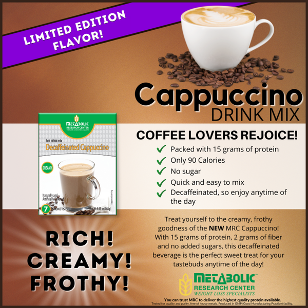 Decaffeinated Cappuccino Drink | Weight Loss MRC