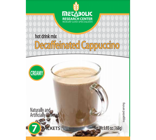 Metabolic Web Store MRC Decaffeinated Cappuccino Drink 15 grams protein