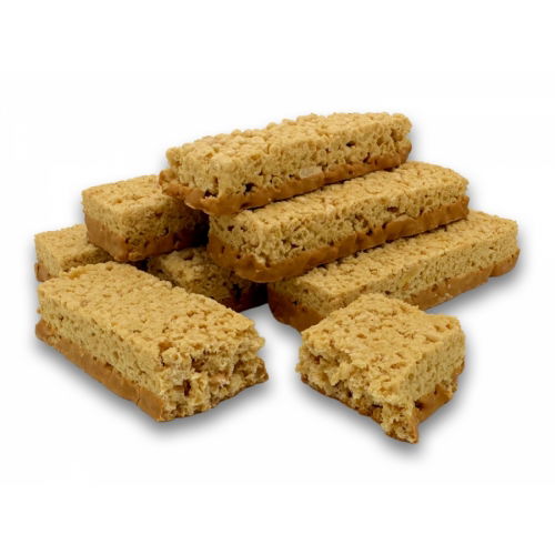 Metabolic Web Store MRC Fluffy Nutter Protein Bars stack of bars with one broken in half
