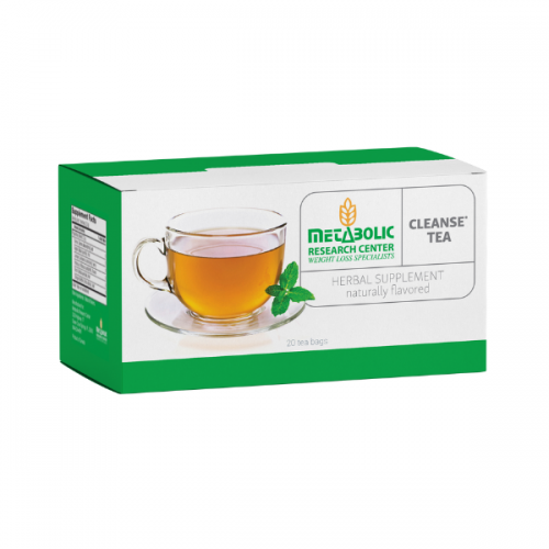 Metabolic Research Center MRC Web Store cleanse tea box at an angle