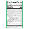 vanilla protein wafer bars nutrition label