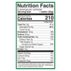 peanut chocolate protein wafer bars nutrition label
