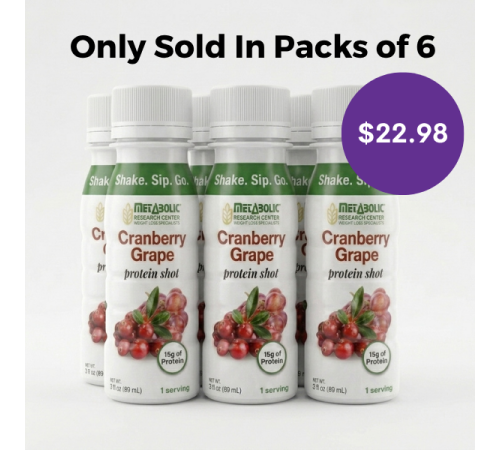 MRC Protein Shot Cranberry Grape - 6 Pack