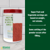 Metabolic Web Store MRC Super Fruit & Vegetable Drink Mix info about powder settling